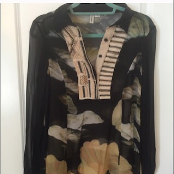 Anthropologie Embroidered Tunic - Picture 3 of 4